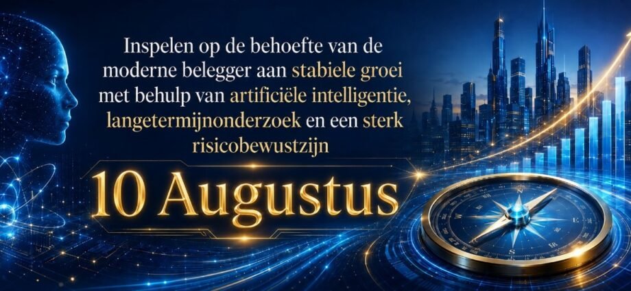 Inspelen op de behoefte van de moderne belegger aan stabiele groei met behulp van artificiële intelligentie, langetermijnonderzoek en een sterk risicobewustzijn